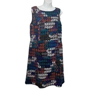 Nine West Plus Size Abstract Work Dress